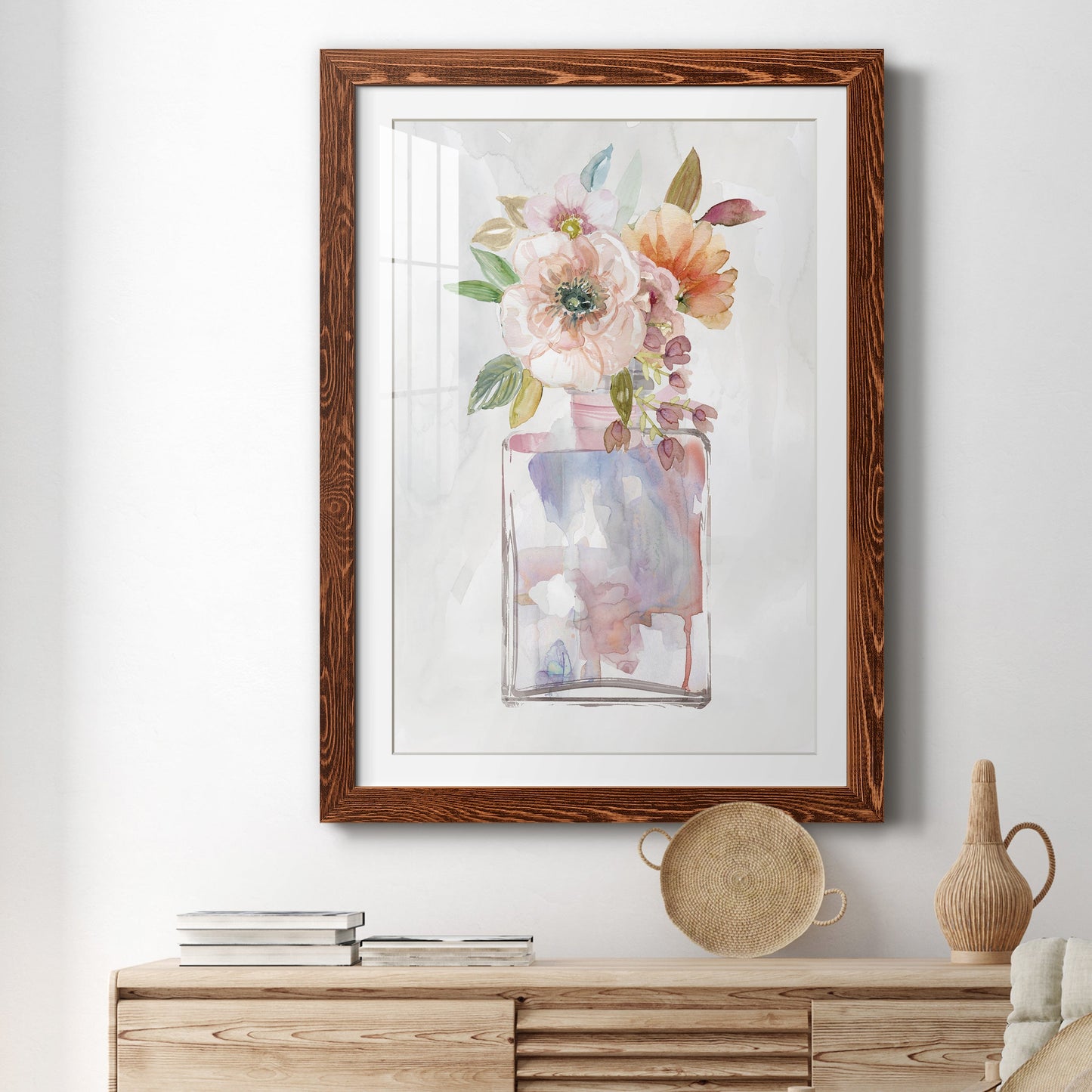 Mini Bouquet II - Premium Framed Print - Distressed Barnwood Frame - Ready to Hang