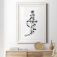 Inky Botanical III - Premium Framed Print - Distressed Barnwood Frame - Ready to Hang