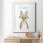 Be Brave Fox - Premium Framed Print - Distressed Barnwood Frame - Ready to Hang