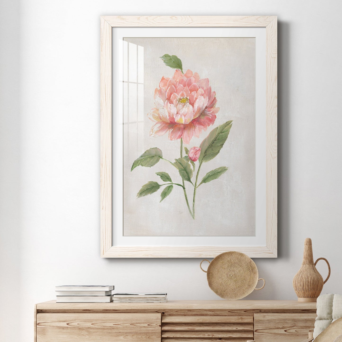 Grandiflora III - Premium Framed Print - Distressed Barnwood Frame - Ready to Hang