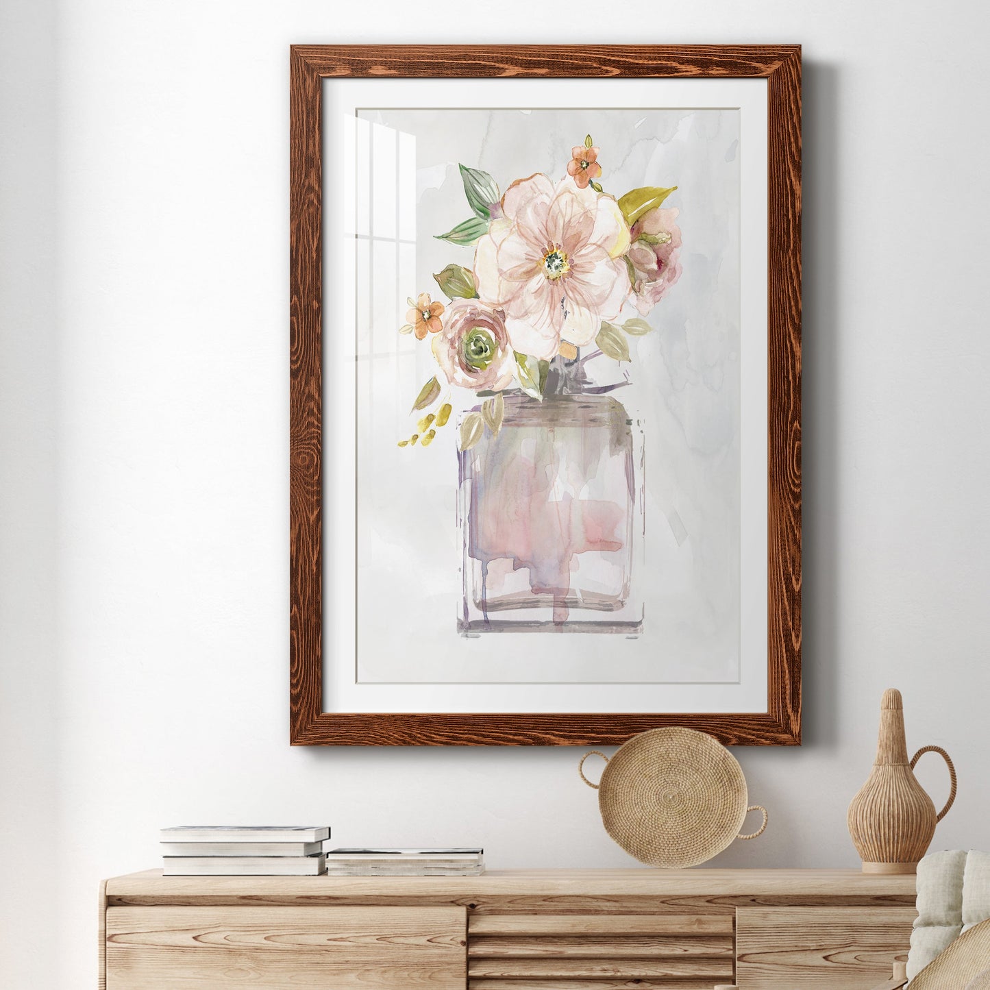 Mini Bouquet I - Premium Framed Print - Distressed Barnwood Frame - Ready to Hang