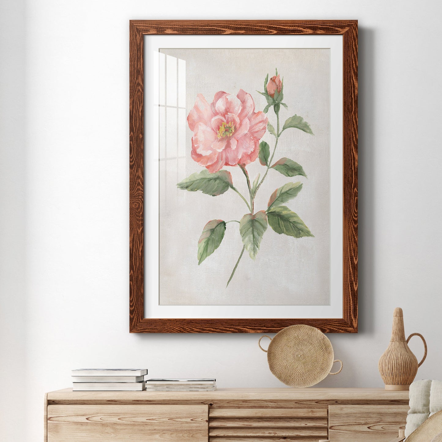 Grandiflora II - Premium Framed Print - Distressed Barnwood Frame - Ready to Hang