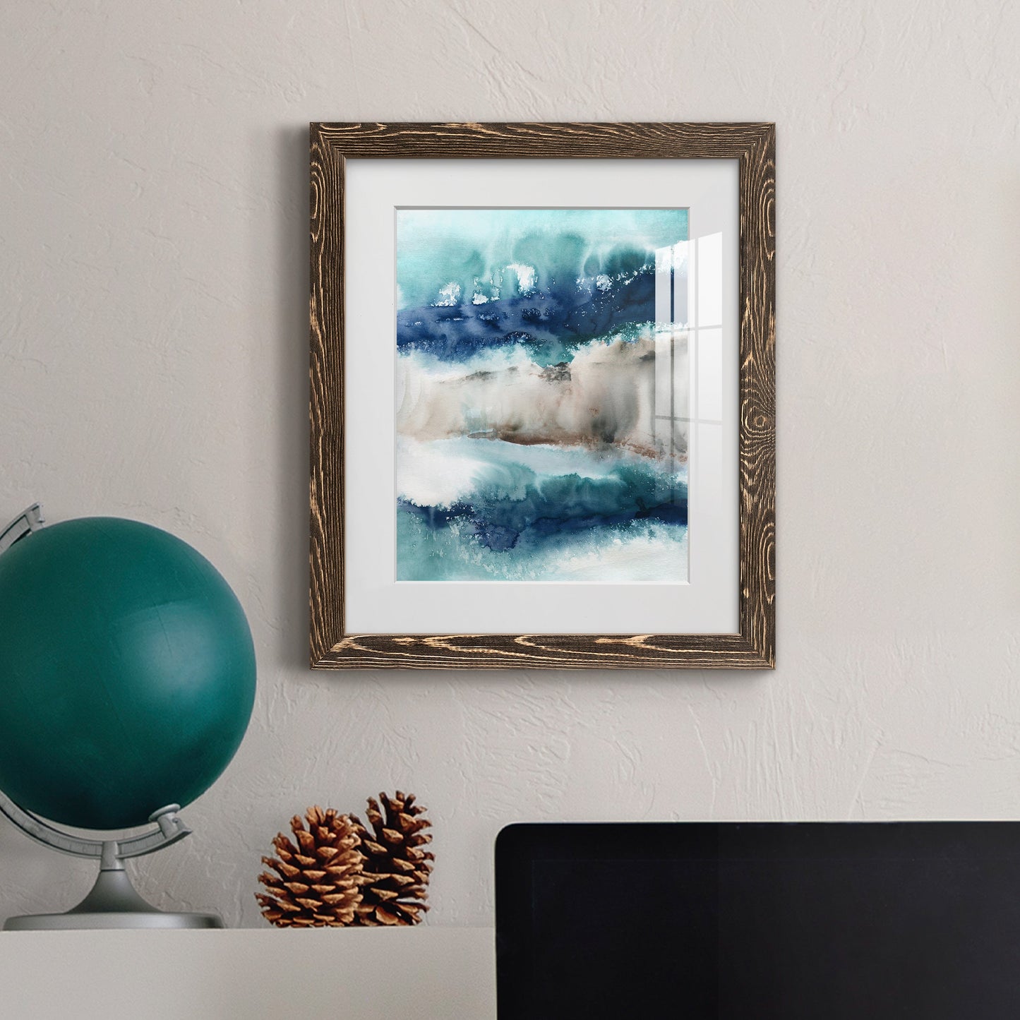 Shifting Sands - Premium Framed Print - Distressed Barnwood Frame - Ready to Hang