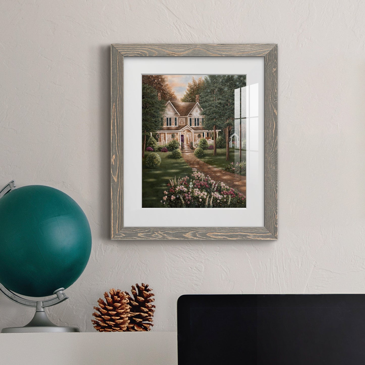 Carolina Evening I - Premium Framed Print - Distressed Barnwood Frame - Ready to Hang