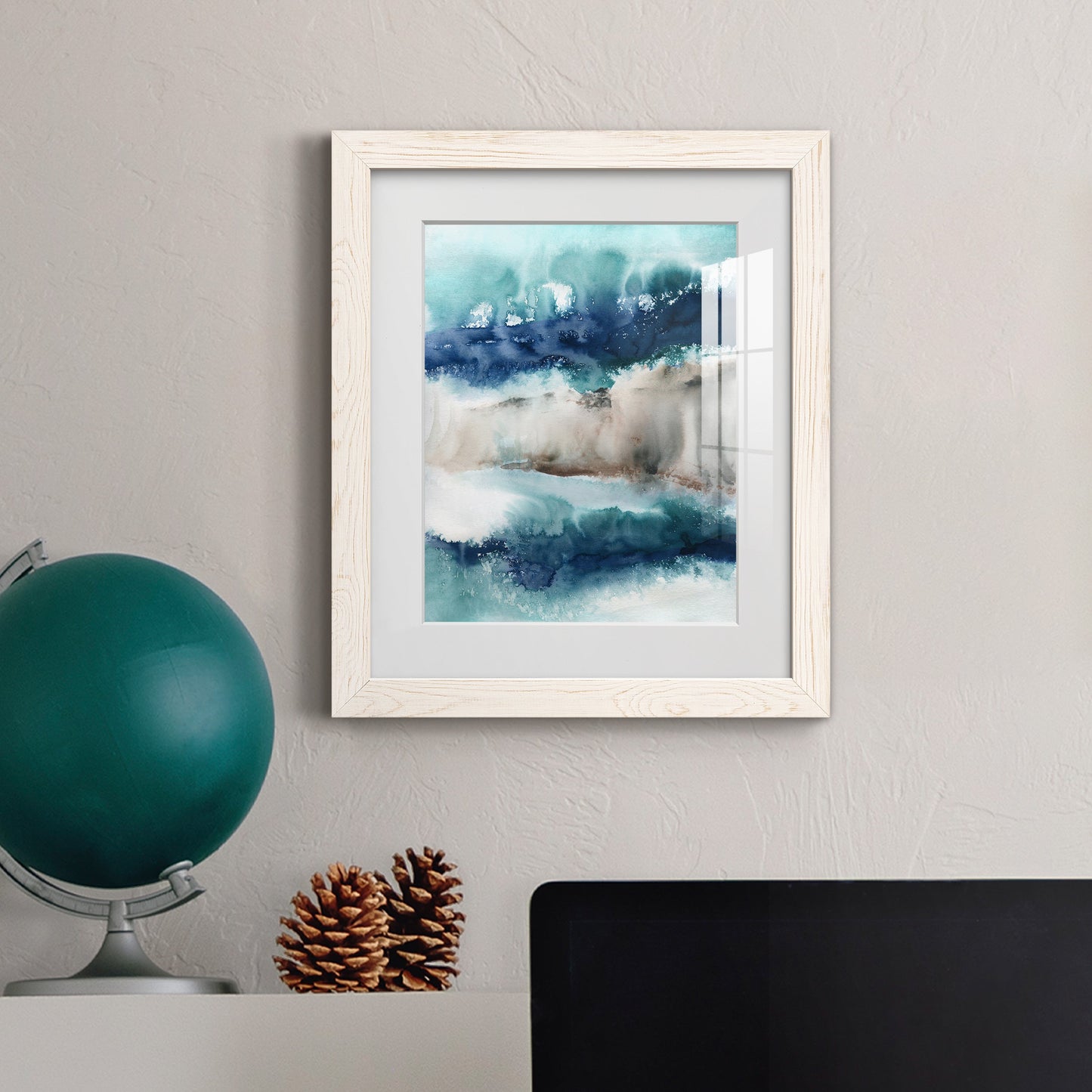 Shifting Sands - Premium Framed Print - Distressed Barnwood Frame - Ready to Hang