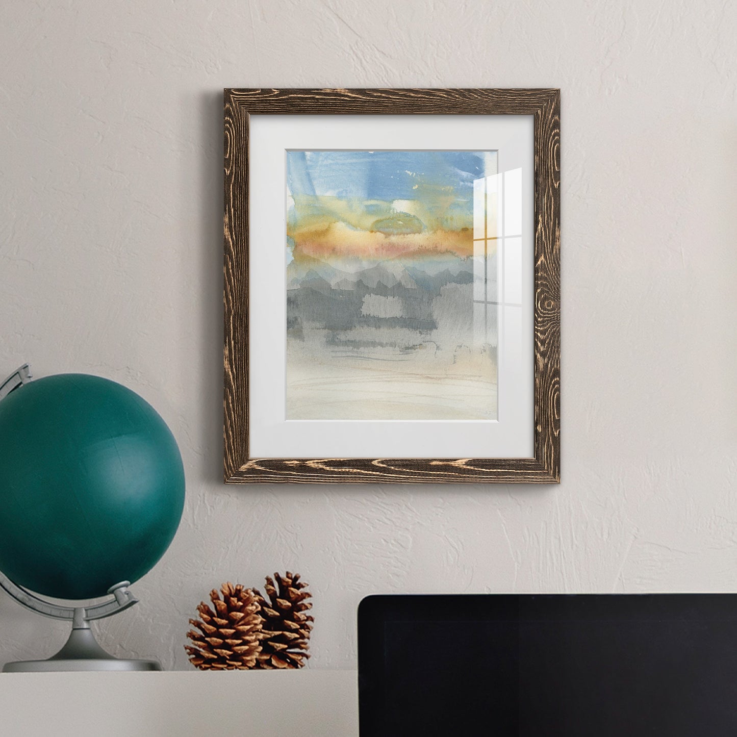 High Desert Sunset II - Premium Framed Print - Distressed Barnwood Frame - Ready to Hang