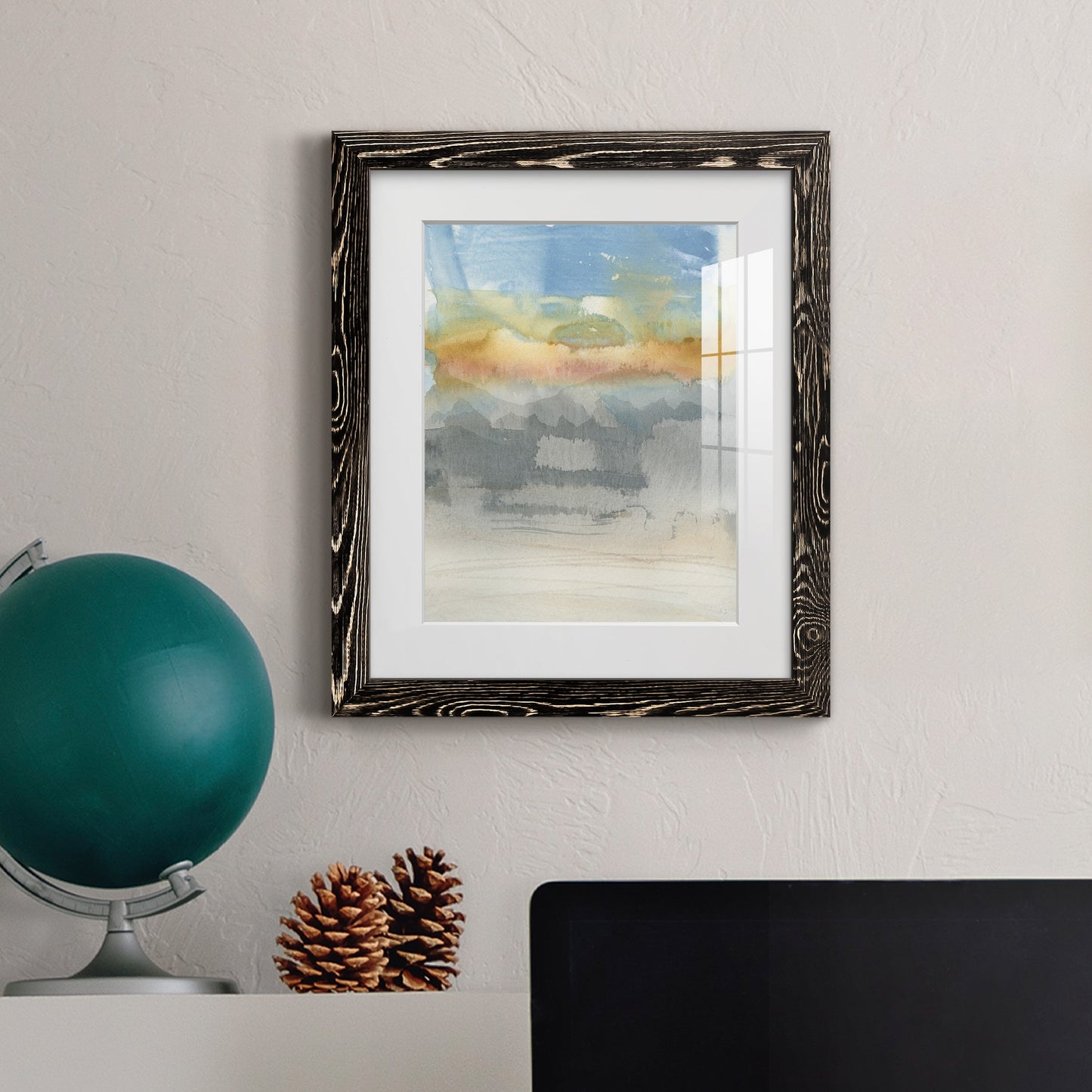 High Desert Sunset II - Premium Framed Print - Distressed Barnwood Frame - Ready to Hang