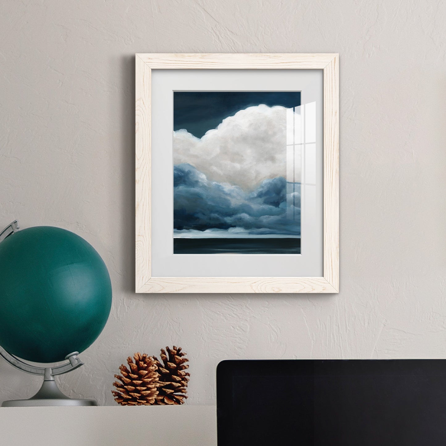 Nature's Drama II - Premium Framed Print - Distressed Barnwood Frame - Ready to Hang