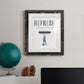 Palm Bath II - Barnwood Framed Art Print