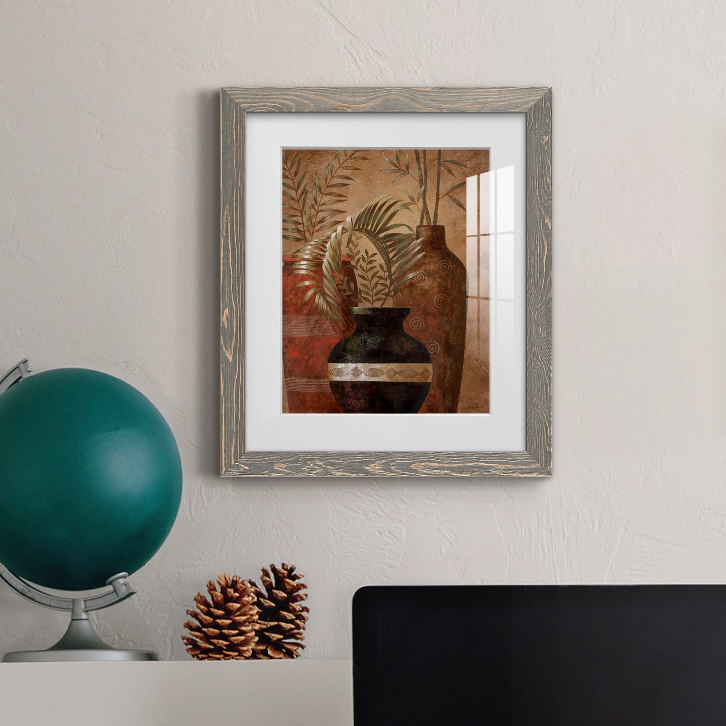 Exotic Vacation II - Barnwood Framed Art Print