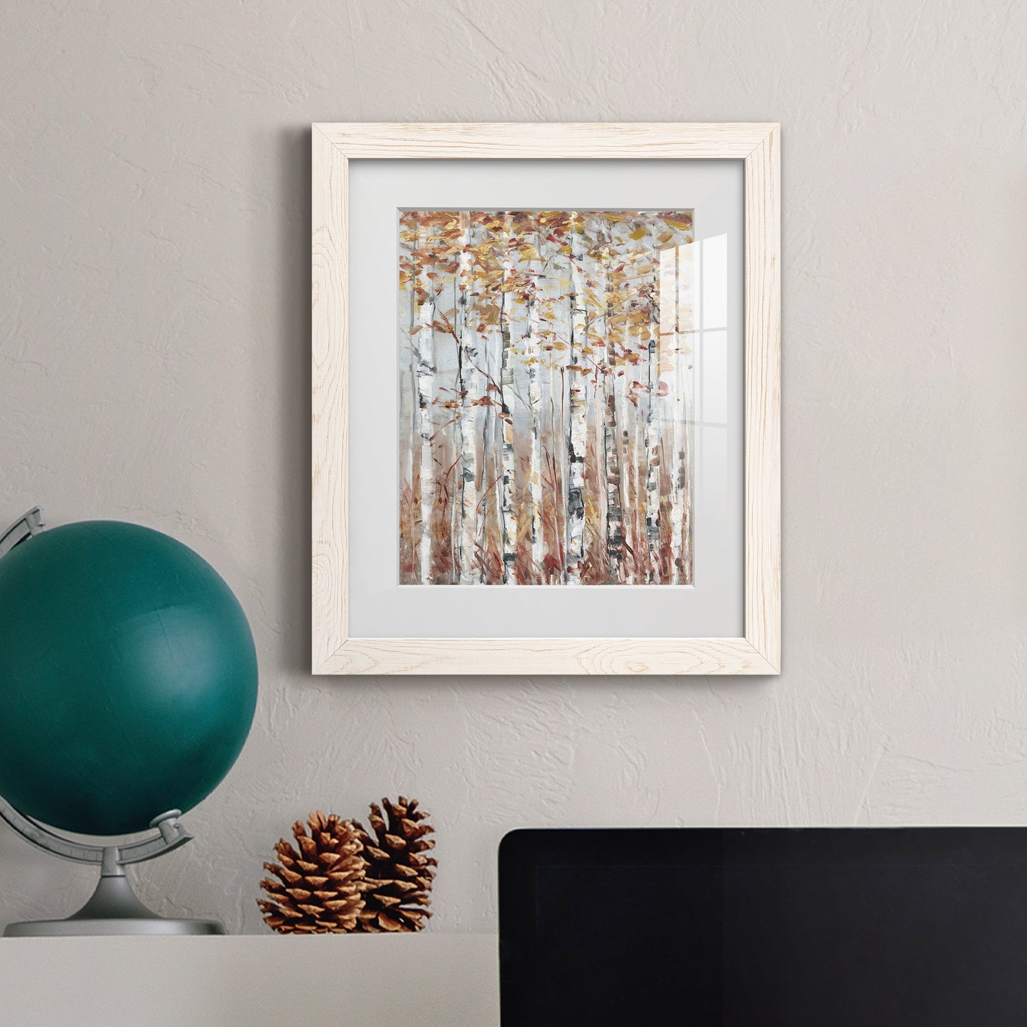 Copper Forest - Premium Framed Print - Distressed Barnwood Frame - Ready to Hang