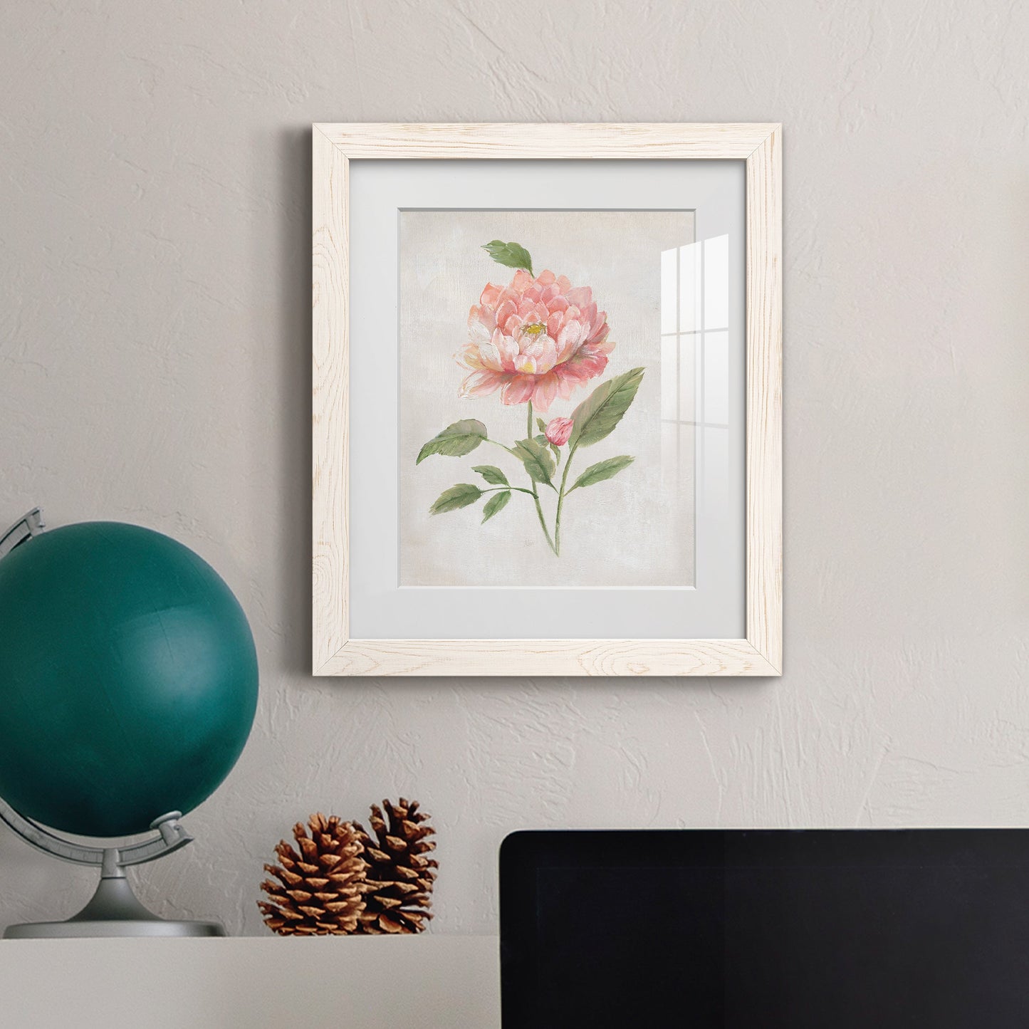 Grandiflora III - Premium Framed Print - Distressed Barnwood Frame - Ready to Hang