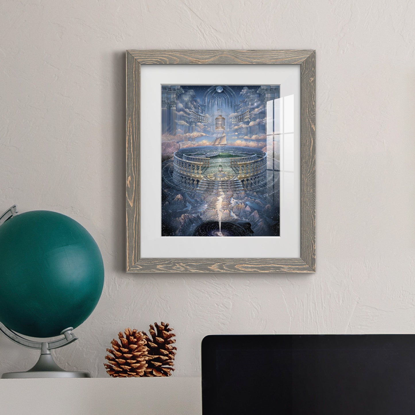 Solace II - Premium Framed Print - Distressed Barnwood Frame - Ready to Hang