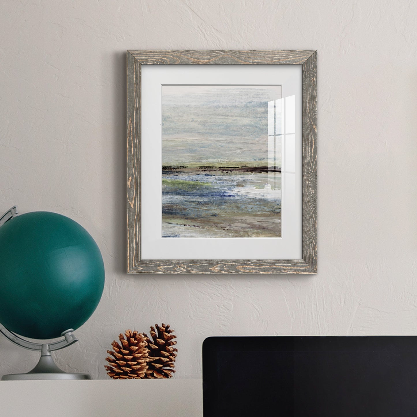 Wetlands II - Premium Framed Print - Distressed Barnwood Frame - Ready to Hang