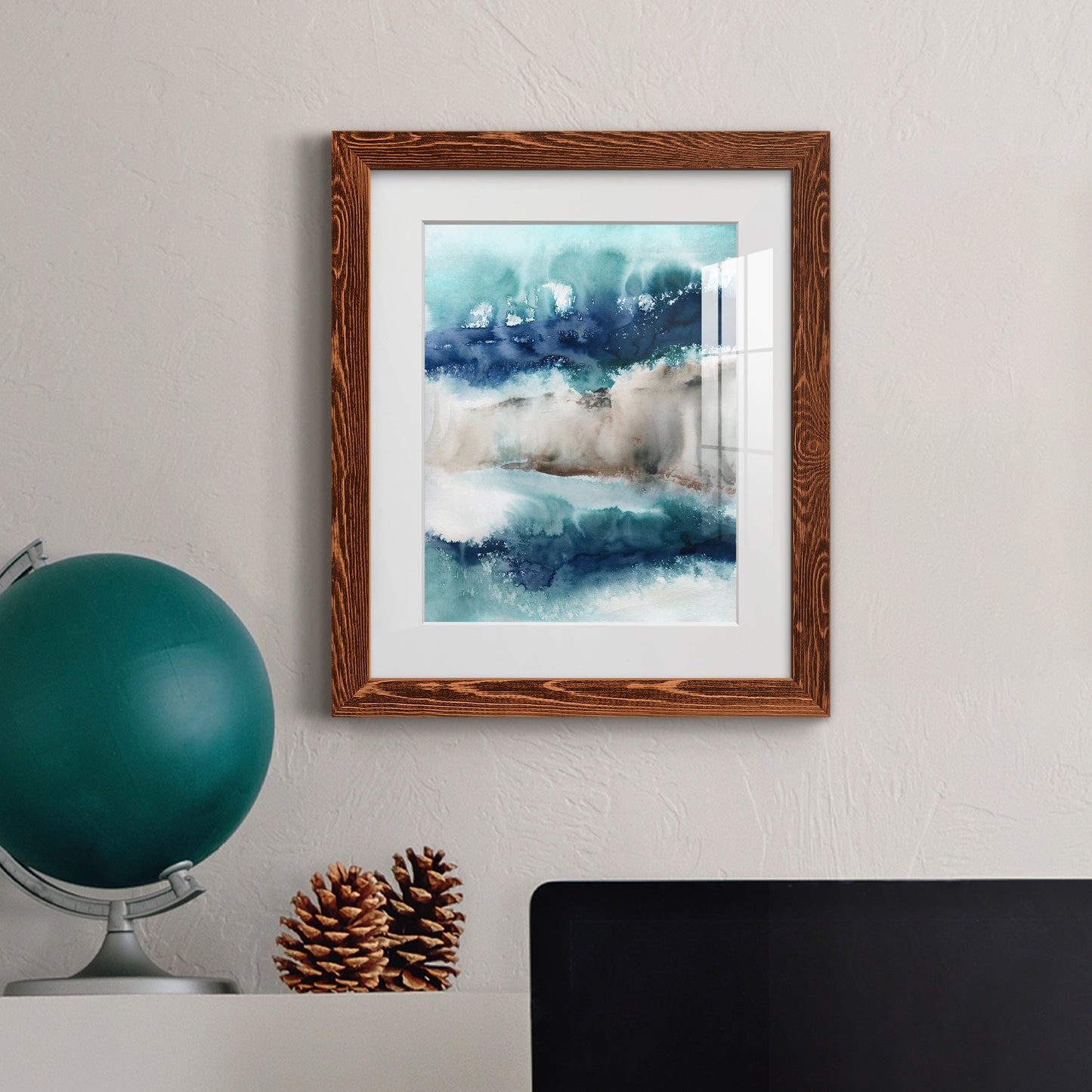 Shifting Sands - Premium Framed Print - Distressed Barnwood Frame - Ready to Hang