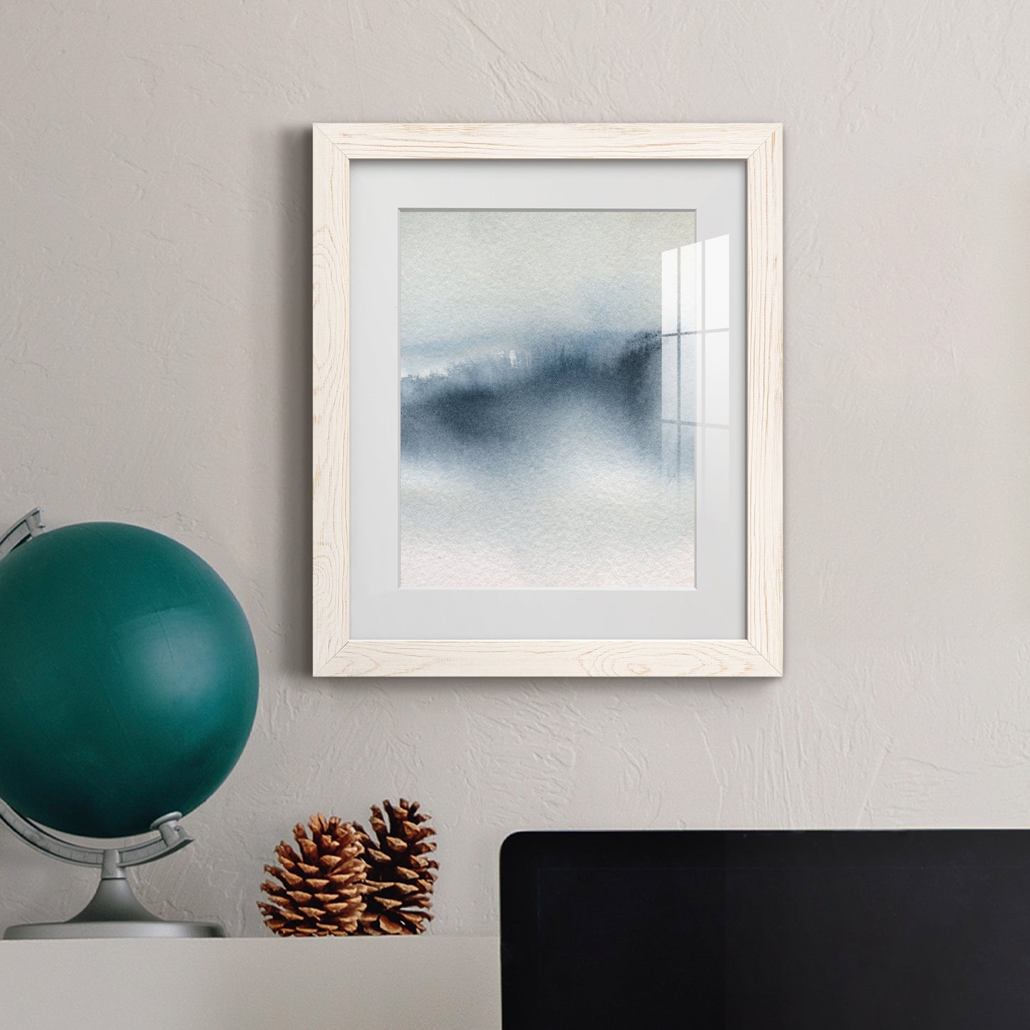 Summer Rain I - Premium Framed Print - Distressed Barnwood Frame - Ready to Hang