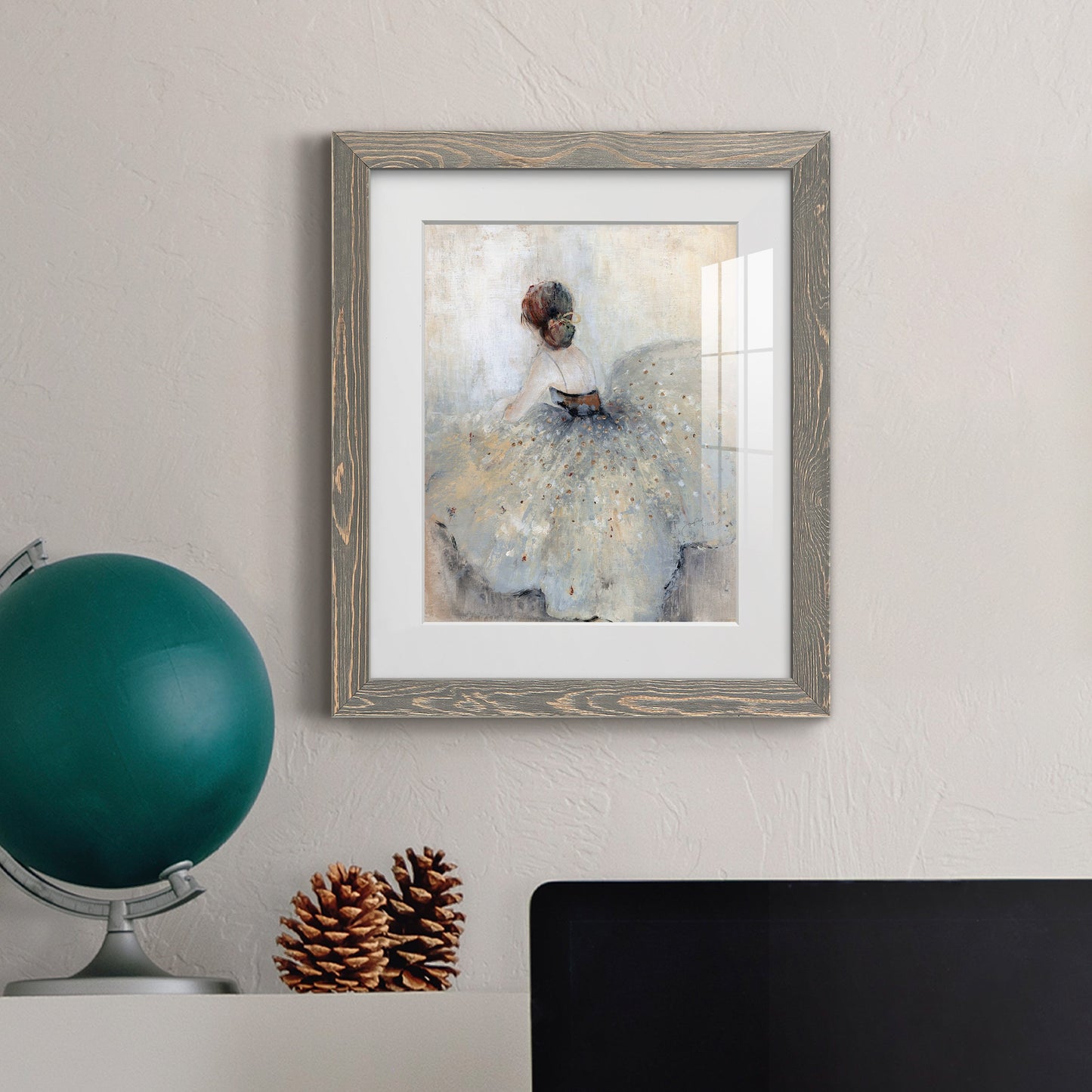 At A Glance - Premium Framed Print - Distressed Barnwood Frame - Ready to Hang