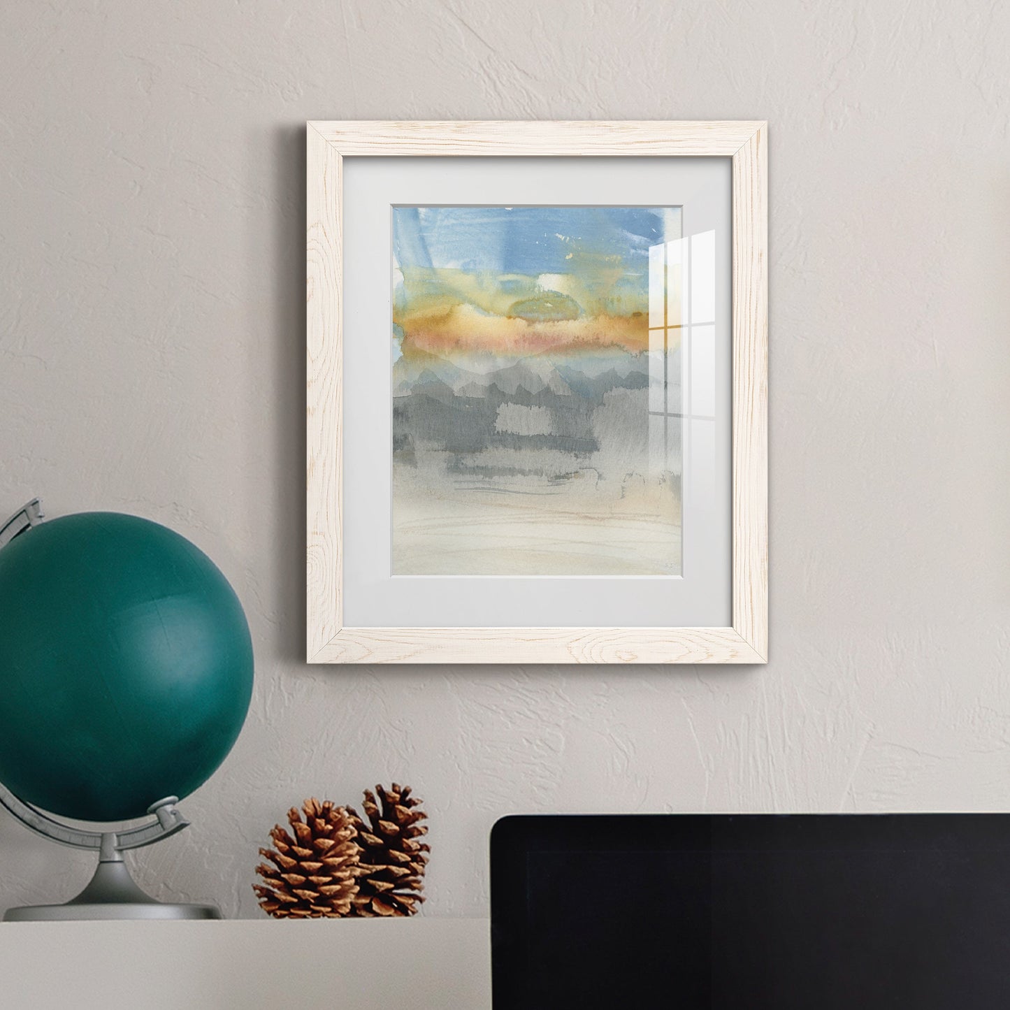 High Desert Sunset II - Premium Framed Print - Distressed Barnwood Frame - Ready to Hang