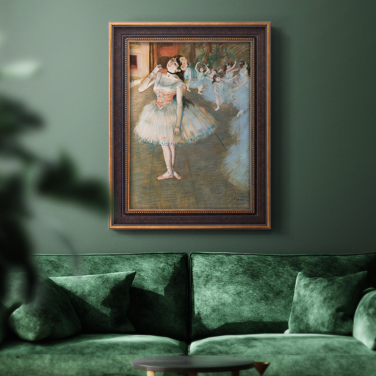 The Star - Ornate Framed Canvas Print