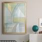 Mint Reflection II - Modern Framed Canvas Print