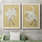 Heron Plumage V - Premium Framed Canvas 2 Piece Set - Ready to Hang