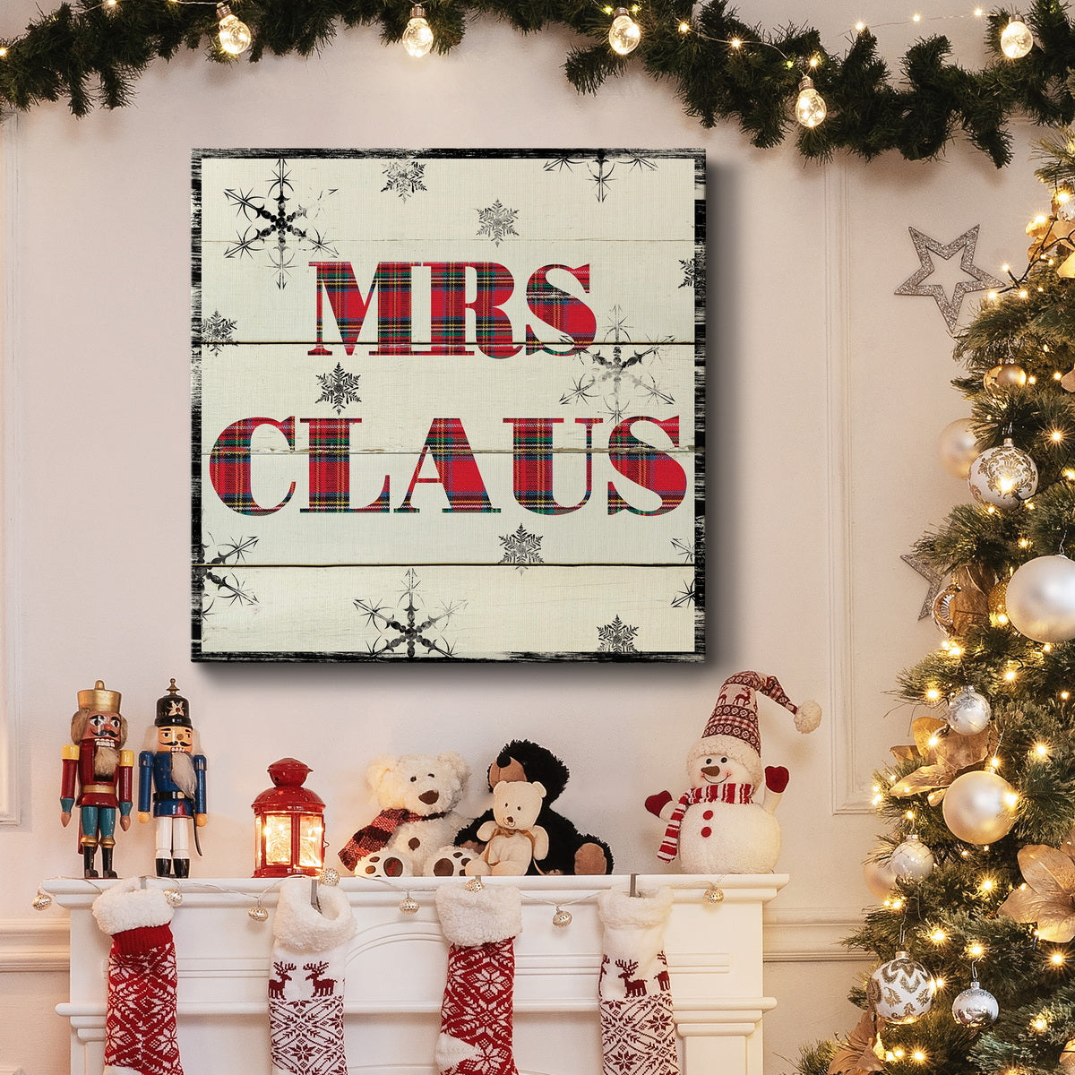 Mrs. Claus-Premium Gallery Wrapped Canvas - Ready to Hang