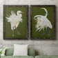 Heron Plumage I - Premium Framed Canvas 2 Piece Set - Ready to Hang