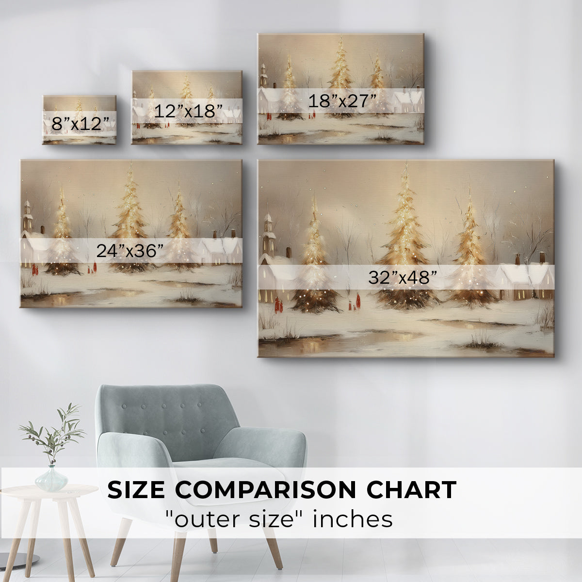 Gilded Dusk at Eve - Canvas Art Print