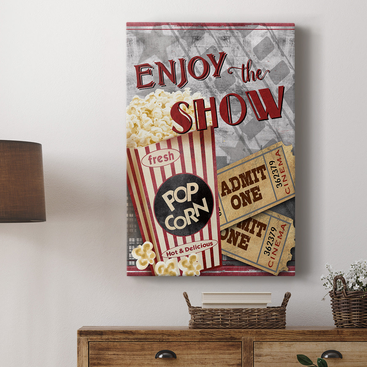 Movie Night I Premium Gallery Wrapped Canvas - Ready to Hang