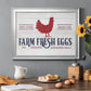 Farm Fresh Eggs Premium Classic Framed Canvas - Ready to Hang