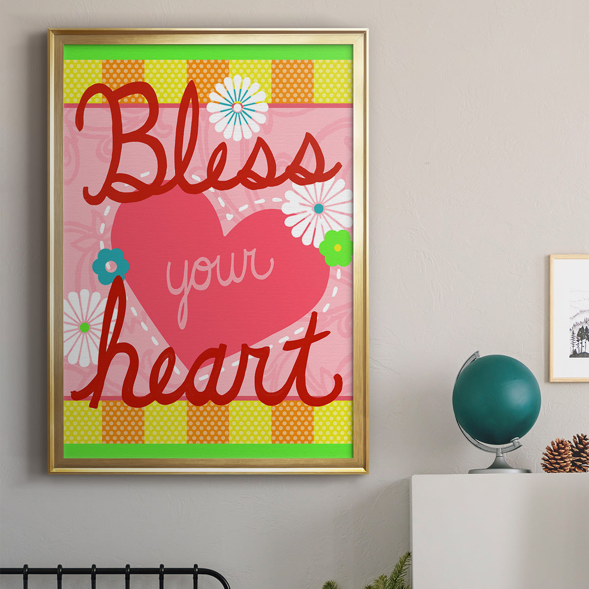 Southern Sayings I - Modern Framed Canvas Print