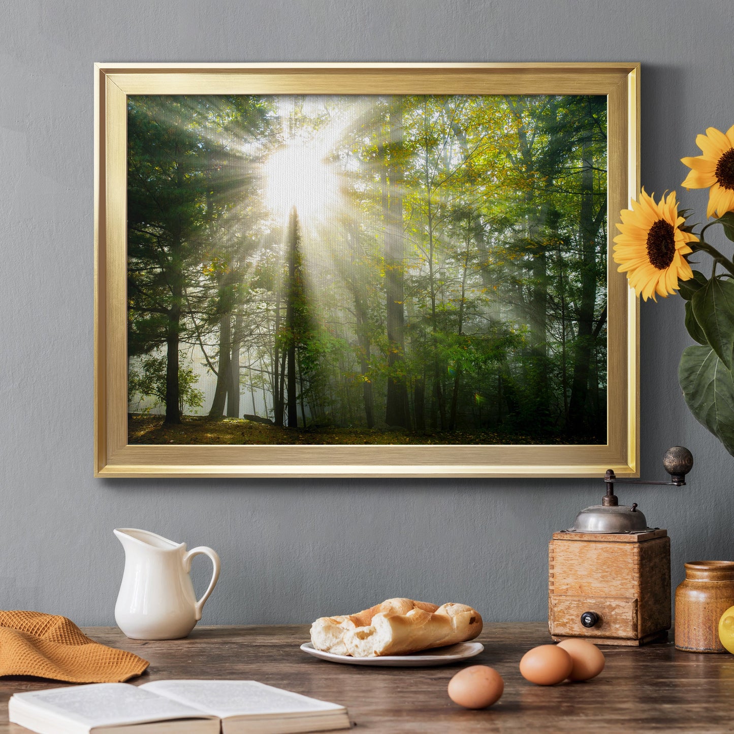 Light and Trees II Premium Classic Framed Canvas - Ready to Hang