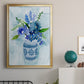 Blue Bouquet II - Modern Framed Canvas Print