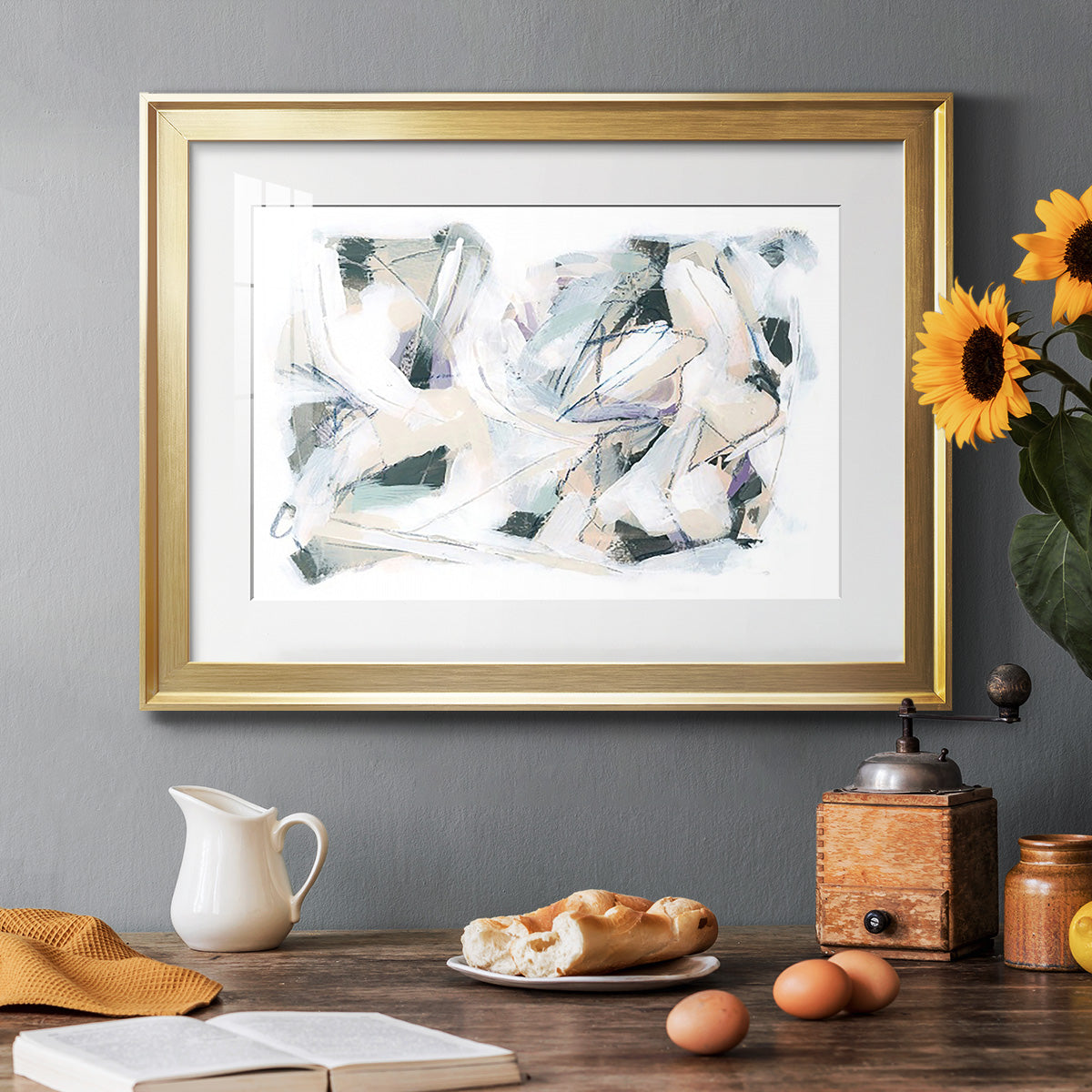 Arctic Helix I - Modern Framed Art Print