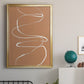 Terracotta Drift I - Modern Framed Canvas Print