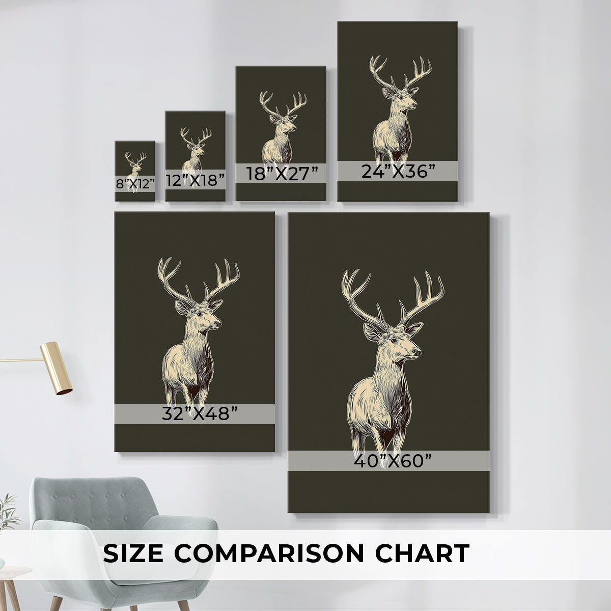 Pale Winter Candle Parish - Canvas Art Print