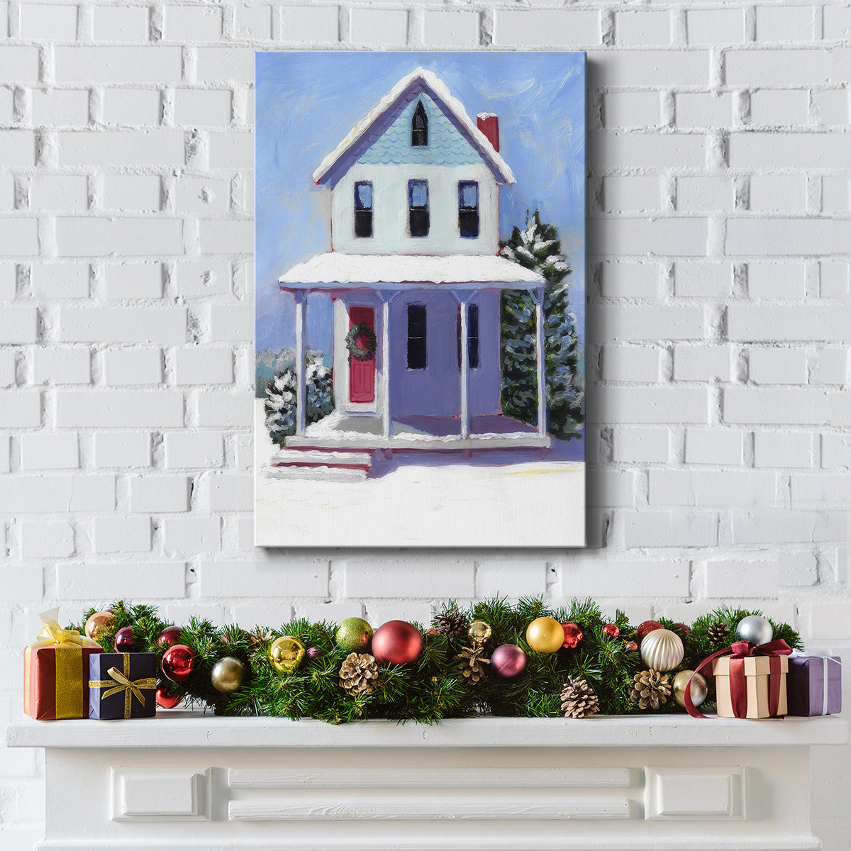 Victorian Home I - Gallery Wrapped Canvas