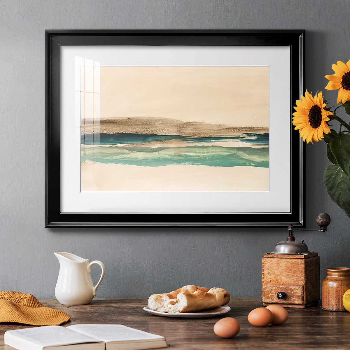 Layered Horizon I Premium Framed Print - Ready to Hang