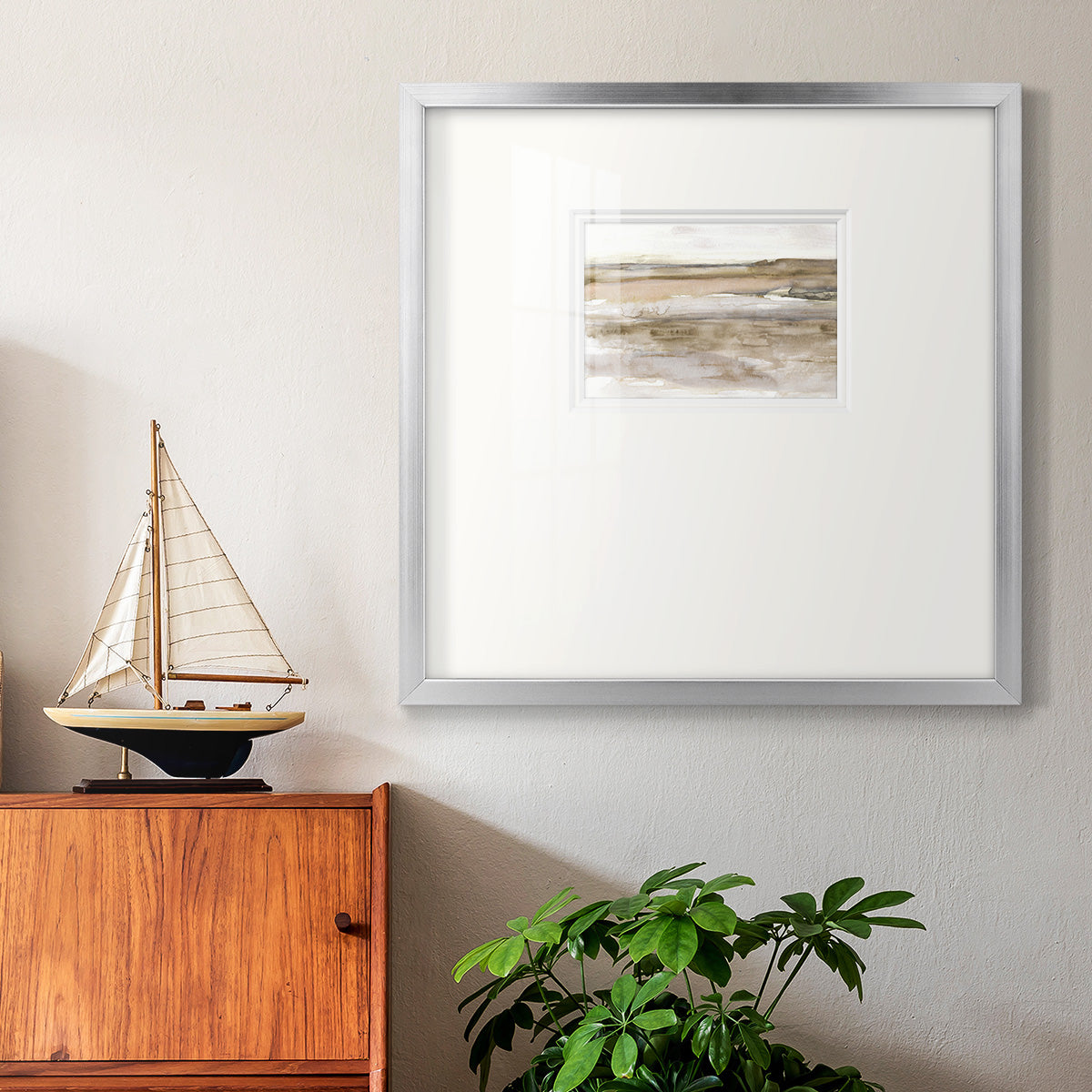 Sunset Bay Premium Framed Print Double Matboard