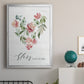 Paradise Floral Heart - Modern Framed Canvas Print