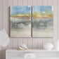 High Desert Sunset I Premium Gallery Wrapped Canvas - Ready to Hang - Set of 2 - 8 x 12 Each