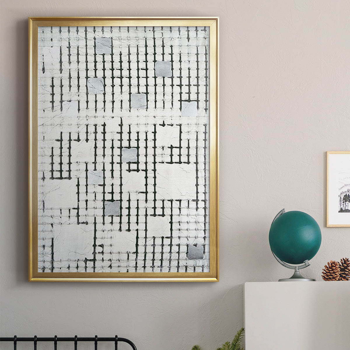 Gossamer II - Modern Framed Canvas Print