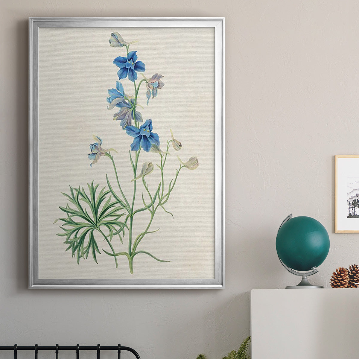 Flowers of the Seasons II - Modern Framed Canvas Print