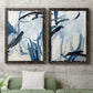 Indigo Swash I - Premium Framed Canvas 2 Piece Set - Ready to Hang