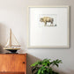 White Buffalo Premium Framed Print Double Matboard