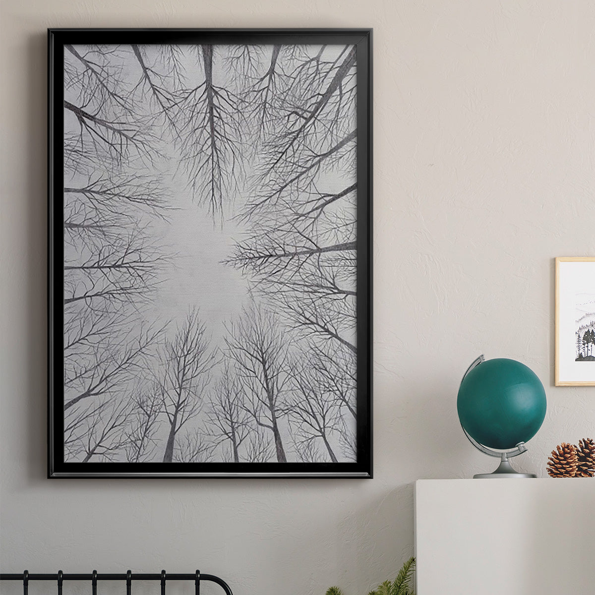 Deciduous Canopy I - Modern Framed Canvas Print