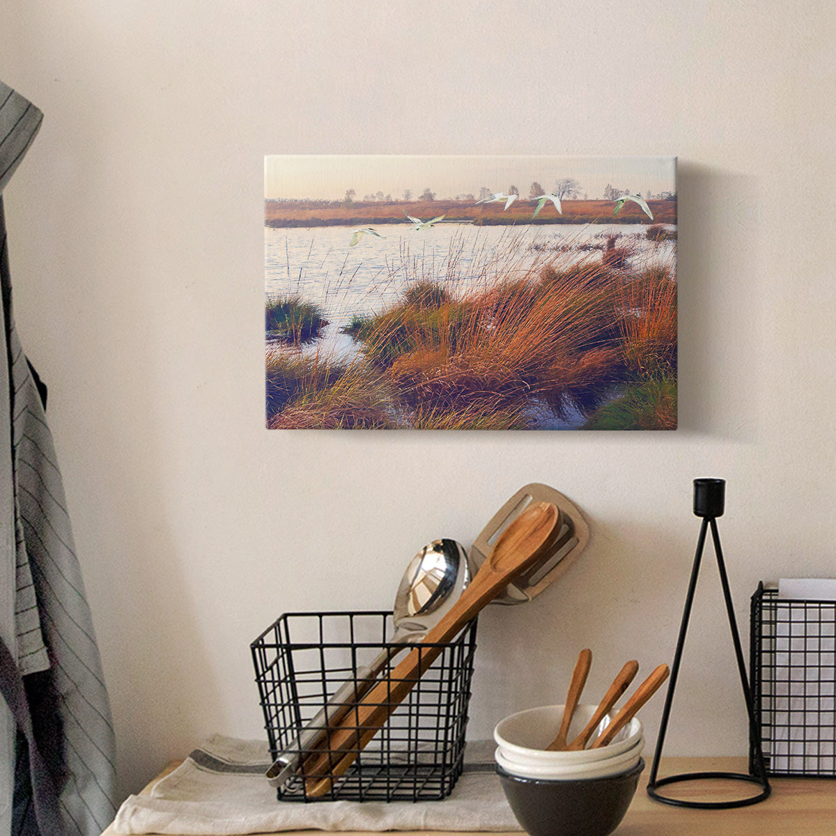 Marshland Hues I Premium Gallery Wrapped Canvas - Ready to Hang