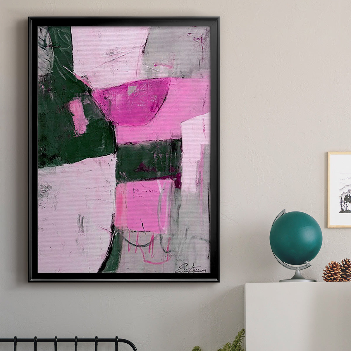 Party Mixer I - Modern Framed Canvas Print