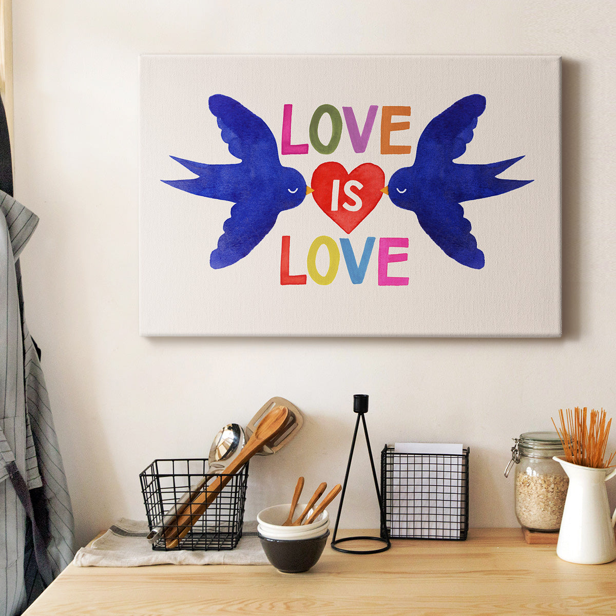 Love Loudly Collection A - Canvas Art Print