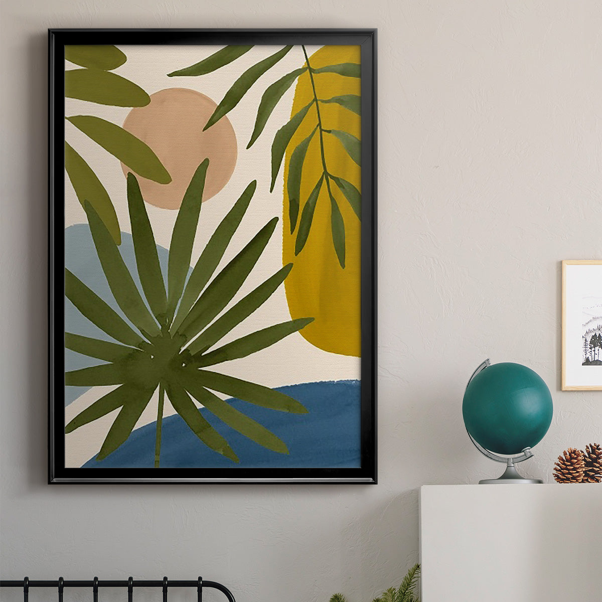 Tropica Tumble II - Modern Framed Canvas Print